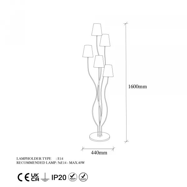 Stojacia lampa Bonibon - 13238
