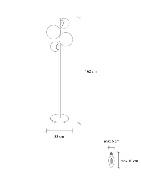 Stojacia lampa Fazli - 10523