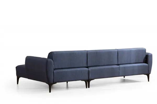 Hanah Home Rohová sedací souprava Belissimo 270 cm modrá pravá