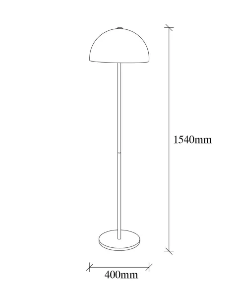 Opviq Stojacia lampa Mixed zlatá