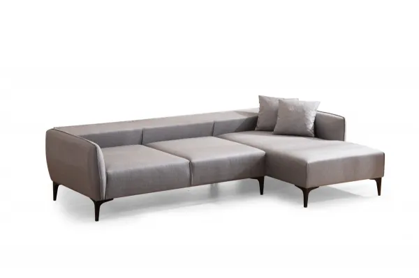 Hanah Home Rohová sedací souprava Belissimo 270 cm světle šedá pravá