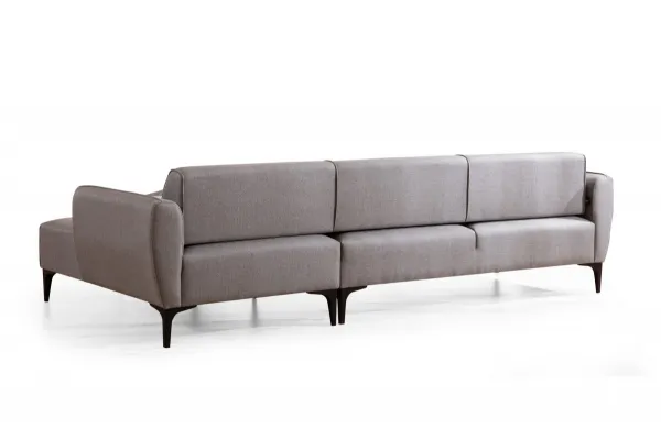 Hanah Home Rohová sedací souprava Belissimo 270 cm světle šedá pravá