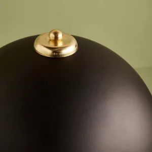 Opviq Stolná lampa Breaky čierna/zlatá