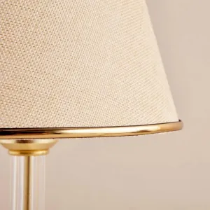 Opviq Stolná lampa Deni béžová/zlatá