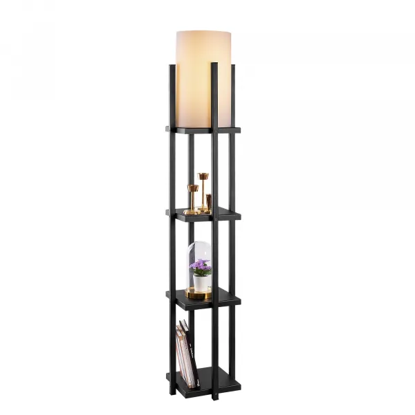 Opviq Stojaca lampa Nora VI čierna matná