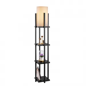 Opviq Stojaca lampa Nora VI čierna matná