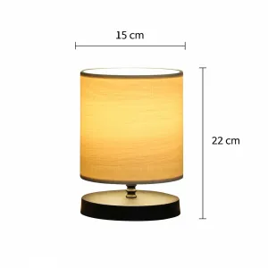 Opviq Stolní lampa Elena béžovo-černá