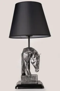 Opviq Stolová lampa Horses čierna/strieborná