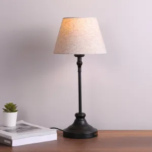 Opviq Stolná lampa Milos čierna/krémová