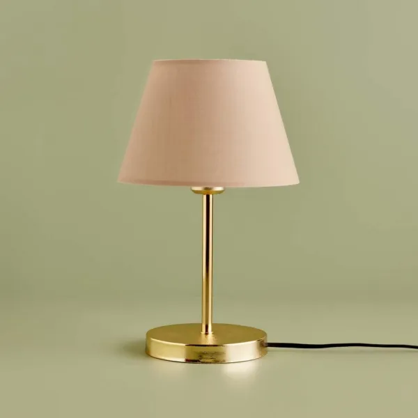 Opviq Stolná lampa Tienidlo II béžová/zlatá