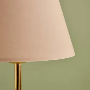 Opviq Stolná lampa Tienidlo II béžová/zlatá