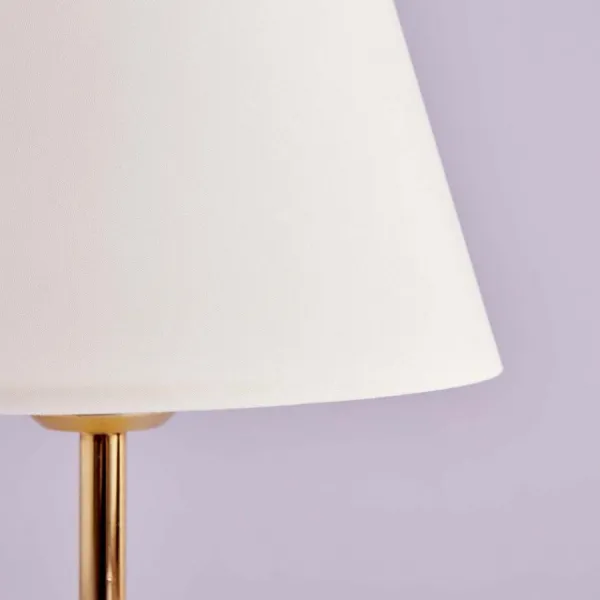 Opviq Stolní lampa Shade II bílá/zlatá