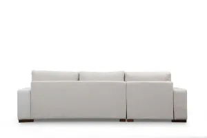 Hanah Home Rohová sedací souprava Loop 270 cm béžová levá