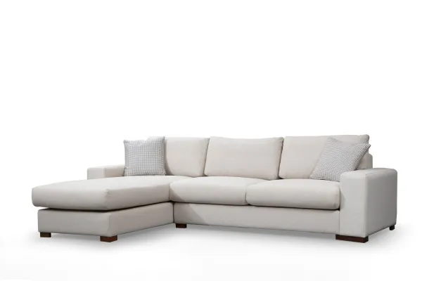Hanah Home Rohová sedací souprava Loop 270 cm béžová levá