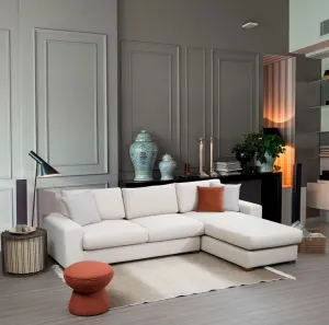 Hanah Home Rohová sedací souprava Loop 270 cm béžová pravá