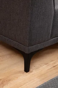 Hanah Home Rohová sedací souprava Petra 250 cm antracitová levá