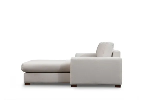 Hanah Home Rohová sedací souprava Loop 270 cm béžová pravá