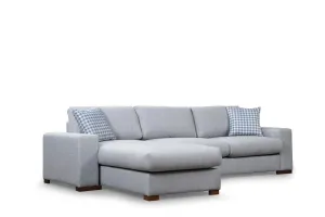 Hanah Home Rohová sedací souprava Loop 290 cm šedá levá