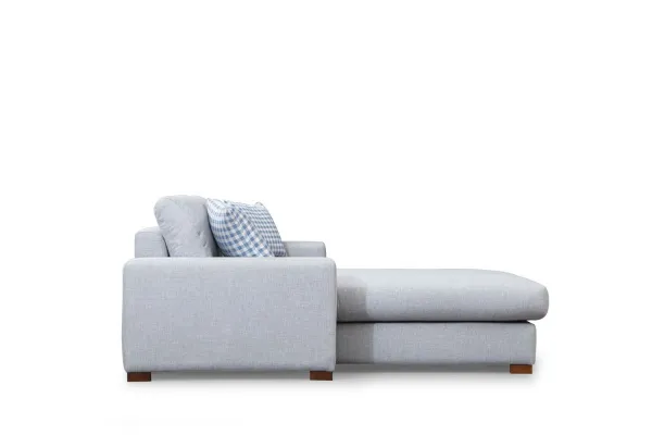 Hanah Home Rohová sedací souprava Loop 290 cm šedá levá