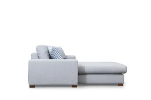 Hanah Home Rohová sedací souprava Loop 290 cm šedá levá