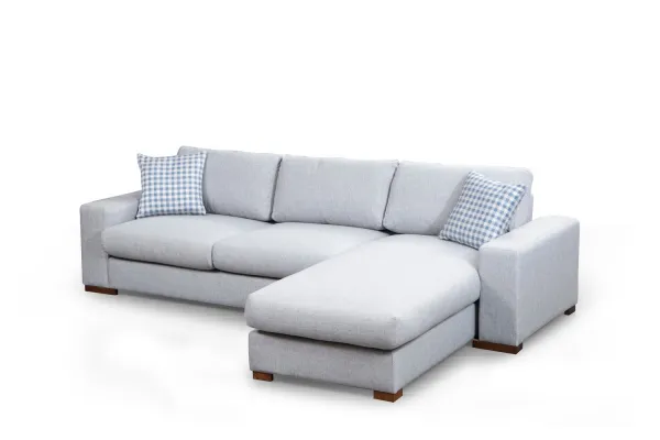 Hanah Home Rohová sedací souprava Loop 290 cm šedá pravá