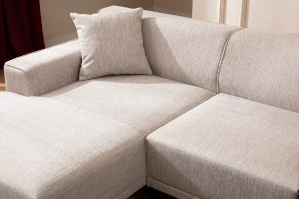Hanah Home Rohová sedací souprava Petra 250 cm bílá levá