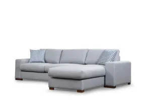 Hanah Home Rohová sedací souprava Loop 290 cm šedá pravá