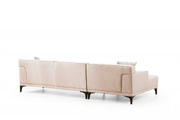 Hanah Home Rohová sedací souprava Petra 250 cm bílá levá