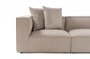 Hanah Home Rohová sedací souprava Sora 430 cm pískově béžová pravá