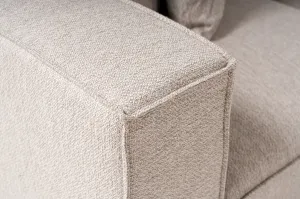 Hanah Home Rohová sedací souprava Sora 430 cm pískově béžová pravá