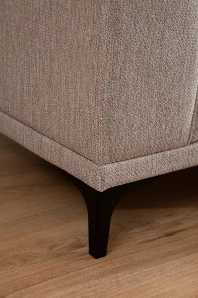 Hanah Home Rohová sedací souprava Petra 250 cm bílá pravá