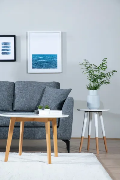 Hanah Home Rohová sedací souprava Tempo 300 cm tmavě šedá levá