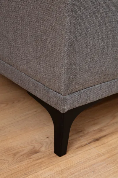 Hanah Home Rohová sedací souprava Petra 250 cm světle šedá levá