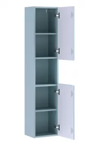 Comad Kúpeľňová zostava Nova Denim Beyond s doskou a umývadlom 60 cm modrá/dub coast evoke