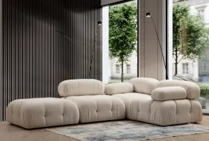 Hanah Home Modul pohovky Bubble bouclé krémový středový