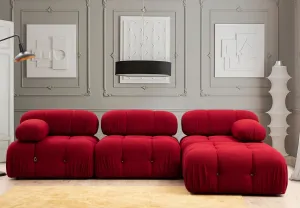 Hanah Home Modul pohovky Bubble červený levý