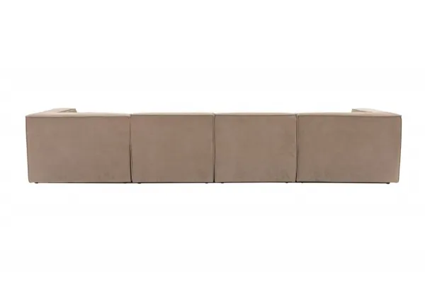 Hanah Home Rohová sedacia súprava Sora 430 cm cappucino pravá