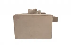Hanah Home Rohová sedacia súprava Sora 430 cm cappucino pravá