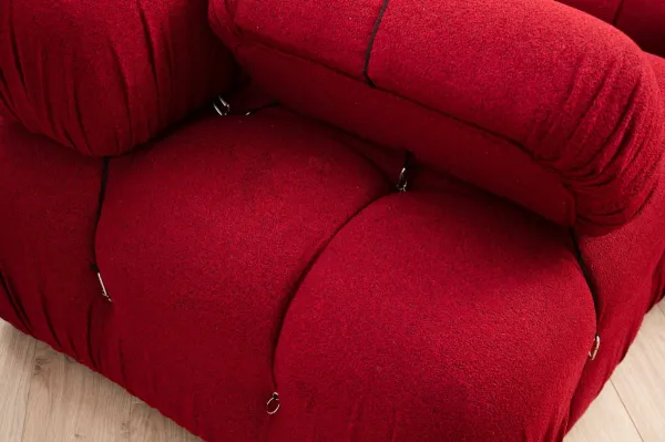 Hanah Home Modul pohovky Bubble červený levý