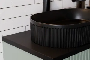 Comad Kúpeľňová zostava Nova Denim Beyond s doskou a umývadlom 60 cm modrá/dub coast evoke
