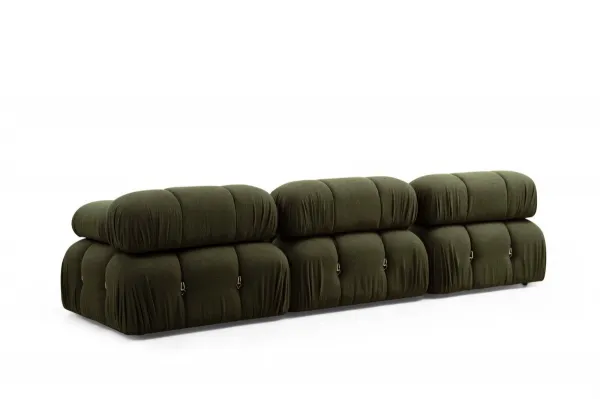 Hanah Home Modul pohovky Bubble zelený levý