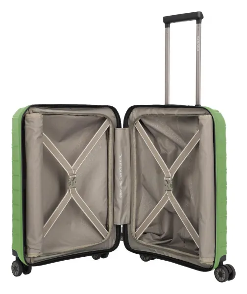 Sada cestovných kufrov Travelite Mooby S,M,L Front pocket Green