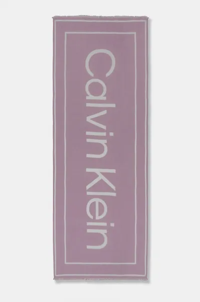 Šál s prímesou kašmíru Calvin Klein