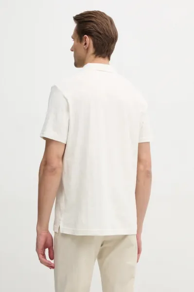 Polo tričko s prímesou ľanu Calvin Klein
