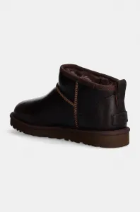 Kožené snehule UGG Classic Ultra Mini Lthr Regen