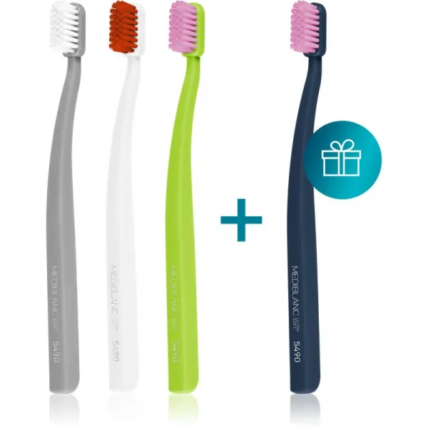 MEDIBLANC 5490 Ultra Soft zubné kefky ultra soft 4 ks