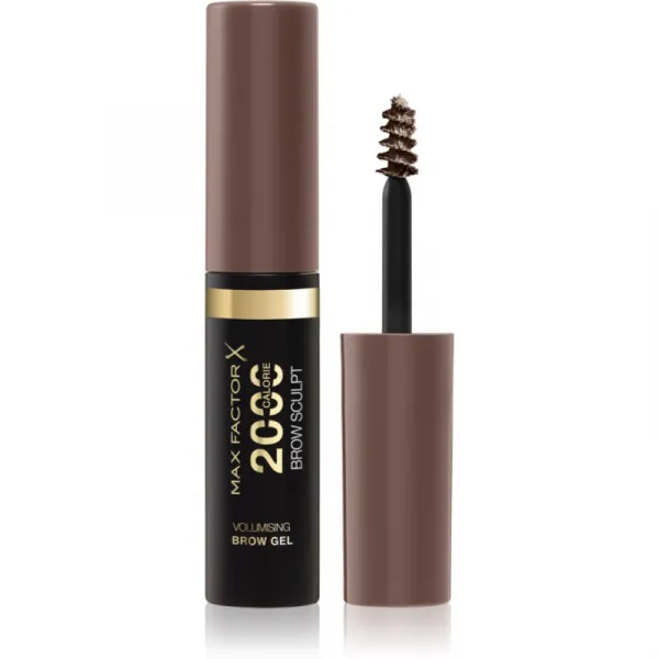 Max Factor 2000 Calorie Brow Sculpt gél na obočie odtieň 002 Soft Brown 4,5 ml