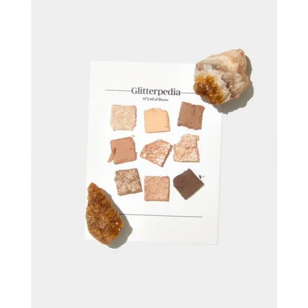 Unleashia Glitterpedia Eye Palette paletka očných tieňov odtieň No.2 All of Brown 6.2 g