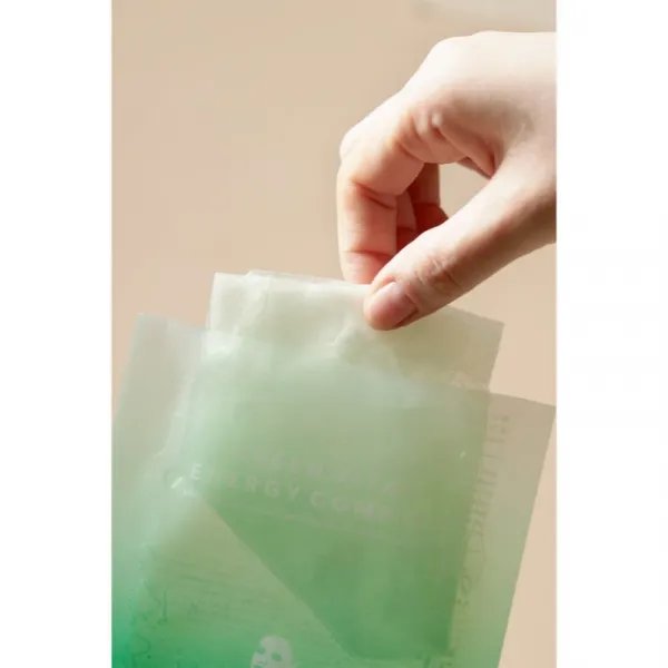 AXIS-Y Mugwort Green Vital Energy Complex Sheet Mask plátenná maska s hydratačným a upokojujúcim účinkom 27 ml