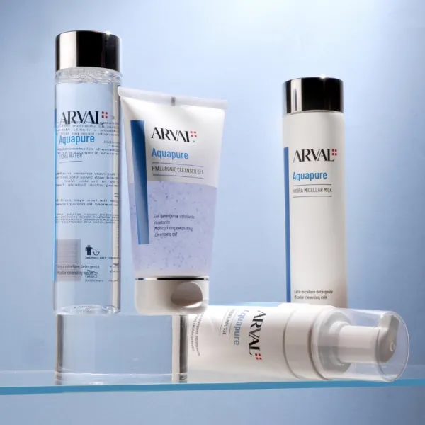 Arval Aquapure Hyaluronic cleanser gel jemný exfoliačný gél pre dokonalé vyčistenie pleti 150 ml